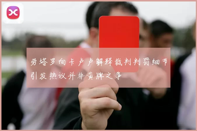 劳塔罗向卡卢卢解释裁判判罚细节引发热议并非黄牌之争